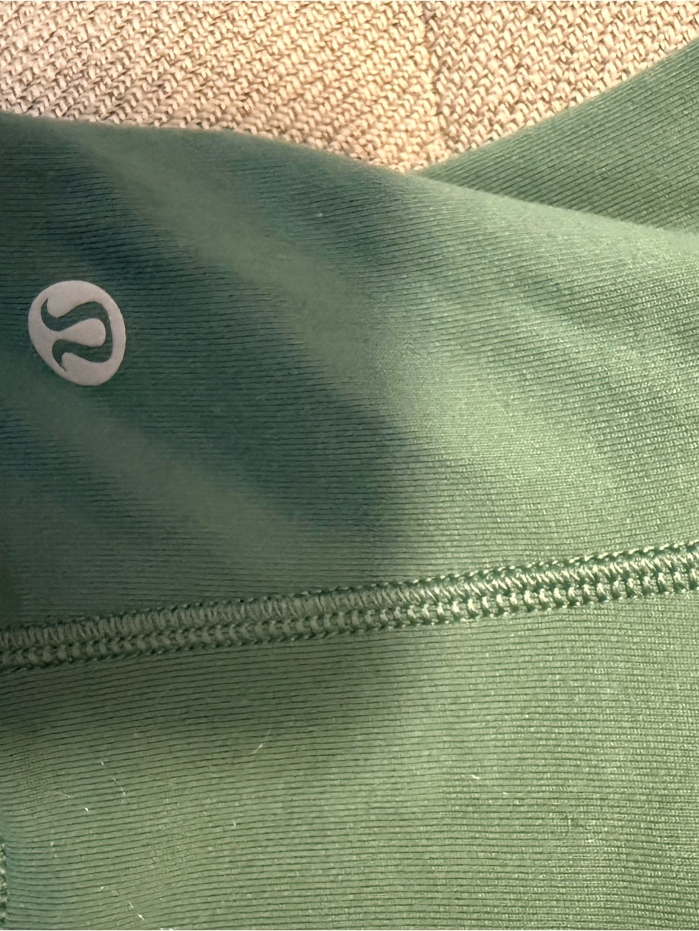 lululemon athletica Teal Crop Half-Zip Pullover - Picture 3 of 7